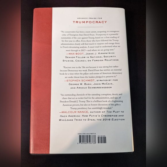 3/$20 Trumpocracy Book by David Frum - Picture 2 of 5